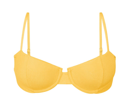 Product Front: Rio De Sol Bikini Tops Top Malibu-Yellow Balconet
