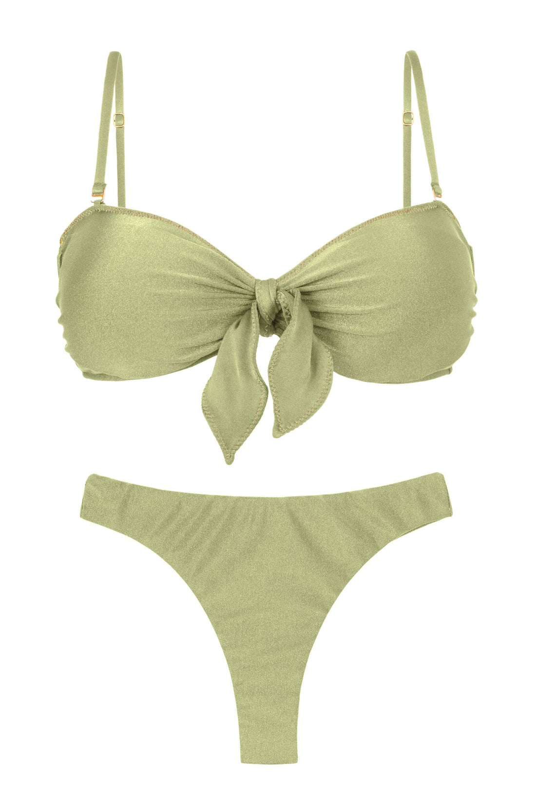 Product Front: Rio De Sol Two Piece Swimwear Set Oliva Bandeau-No Nice-Fio