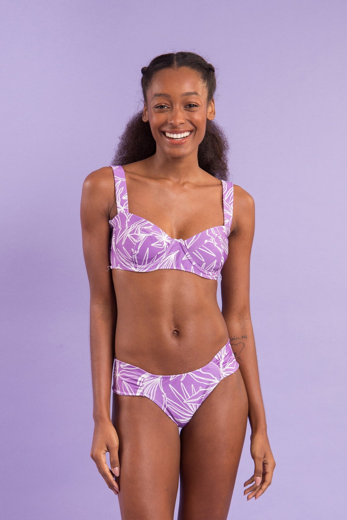 Image 09: Rio De Sol Bikini Tops Top Trail-Purple Amelia