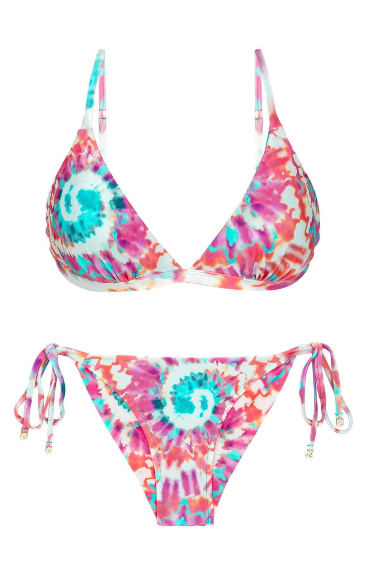 Product Front: Rio De Sol Two Piece Swimwear Set Splash Tri-Fixo Cheeky-Tie