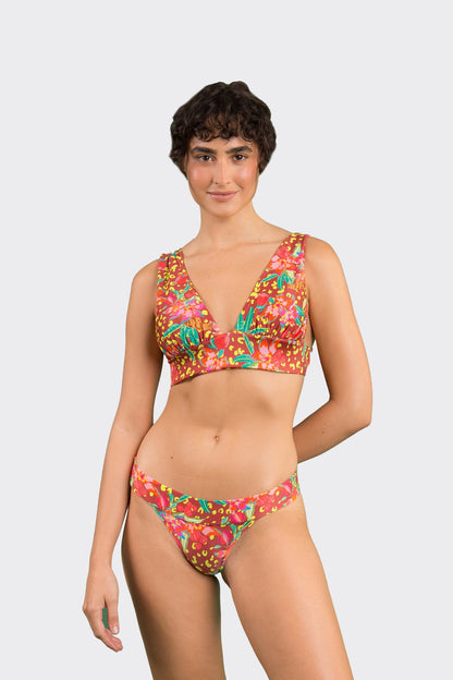 Model Front: Rio De Sol Bikini Tops Top Tropics Halter-Marina