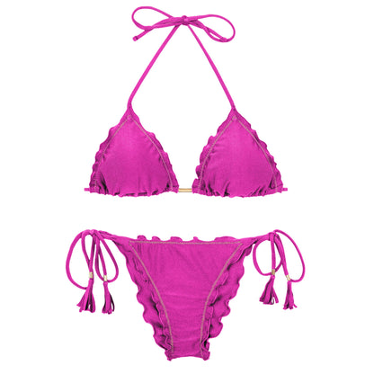 Product Front: Rio De Sol Two Piece Swimwear Set Shimmer-Gaia Frufru
