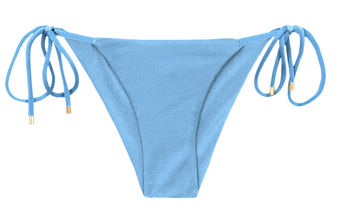 Product Front: Rio De Sol Bikini Bottoms Bottom Shimmer-Baltic-Sea Cheeky-Tie