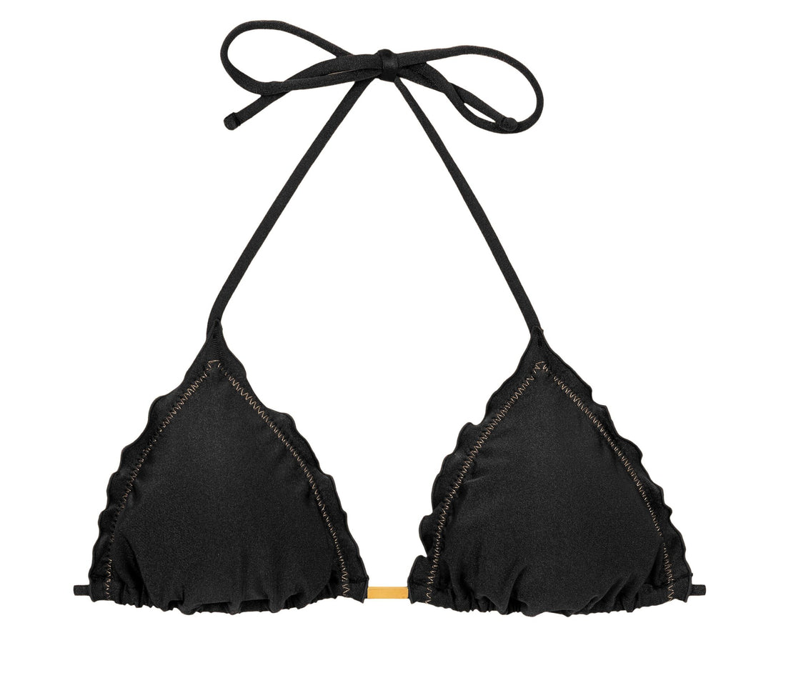 Product Front: Rio De Sol Bikini Tops Top Shimmer-Black Frufru