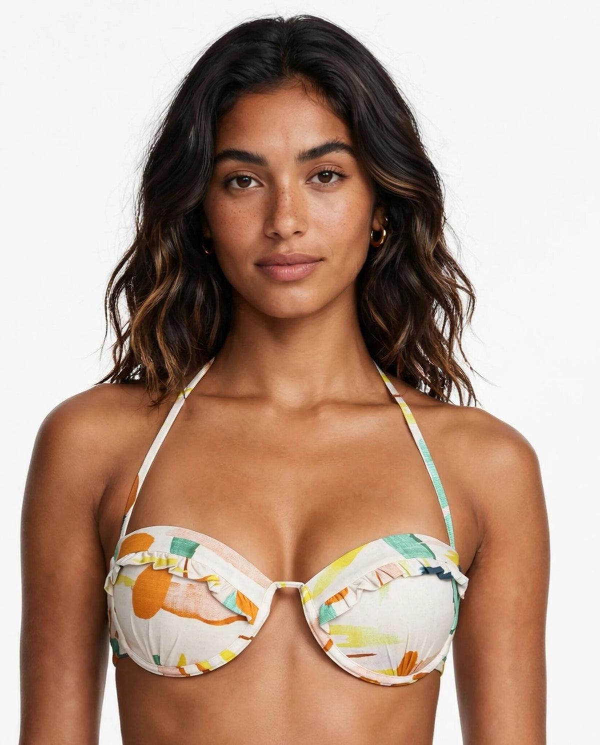 Gallery: La Playa Bikini Tops Top Hot Babado Paleta