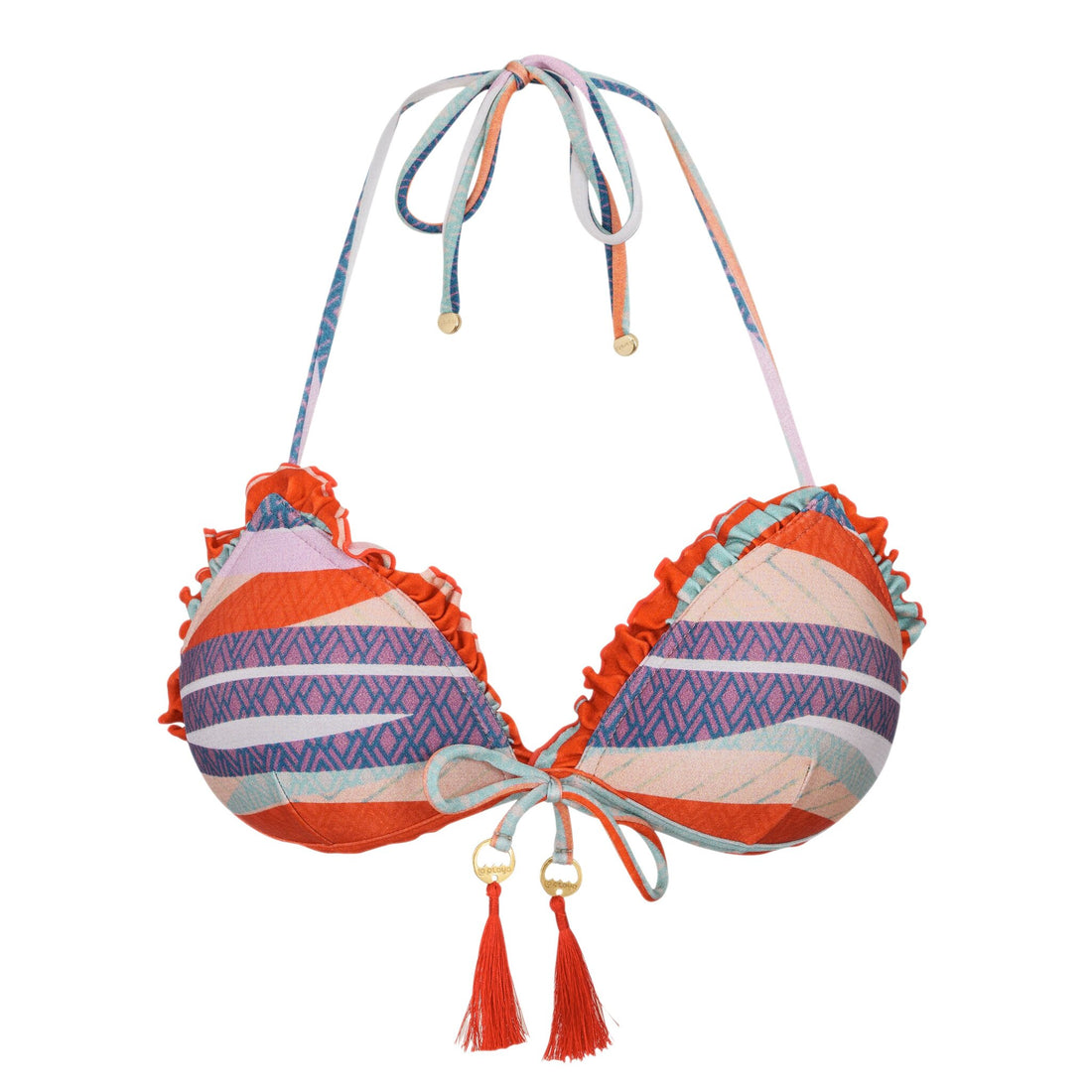 Product Front: La Playa Bikini Tops Top Bolha Navy
