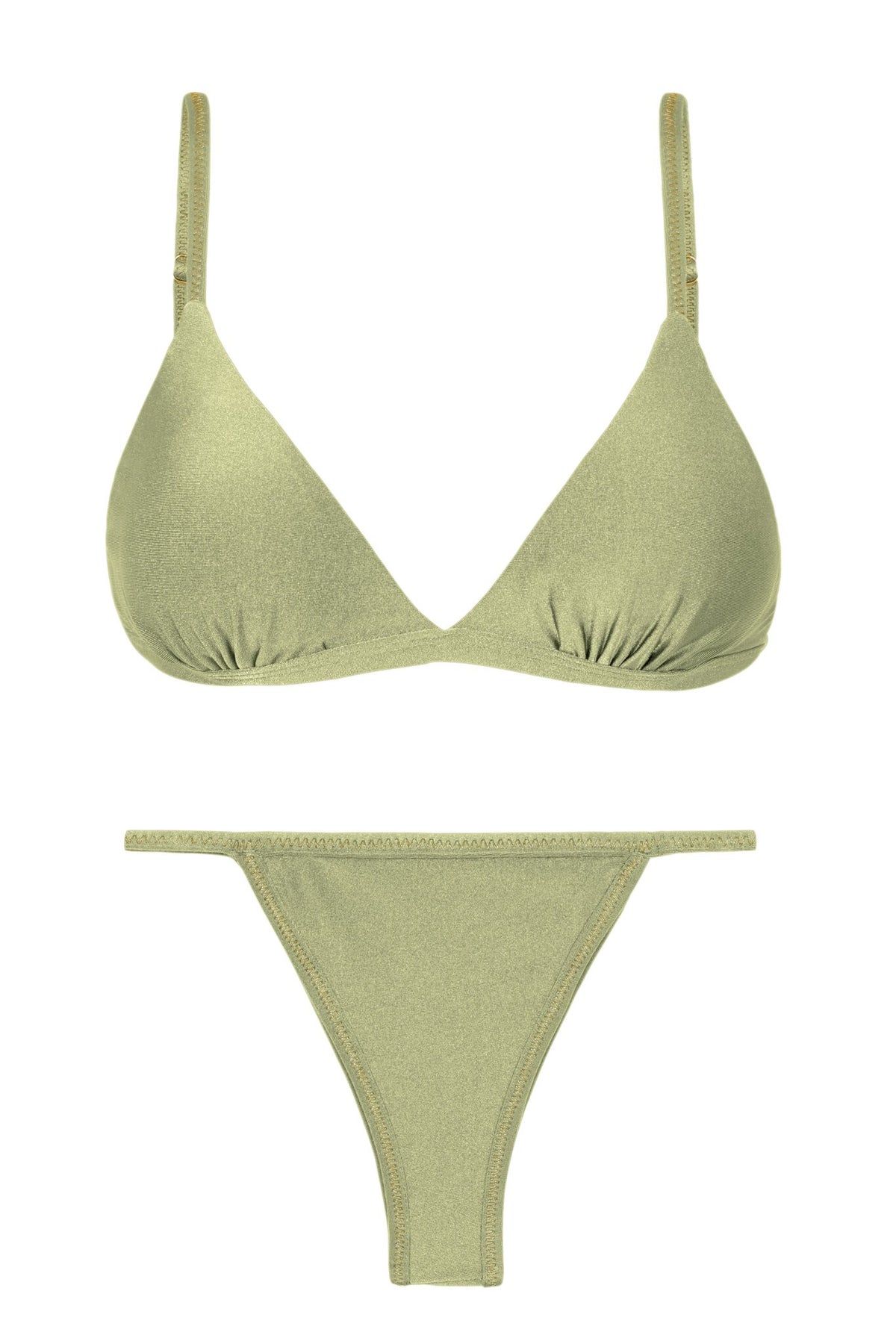 Product Front: Rio De Sol Two Piece Swimwear Set Oliva Tri-Fixo California