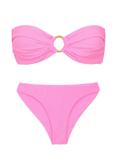 Product Front: Rio De Sol Two Piece Swimwear Set Crespinho-Rosa Mavi Nice