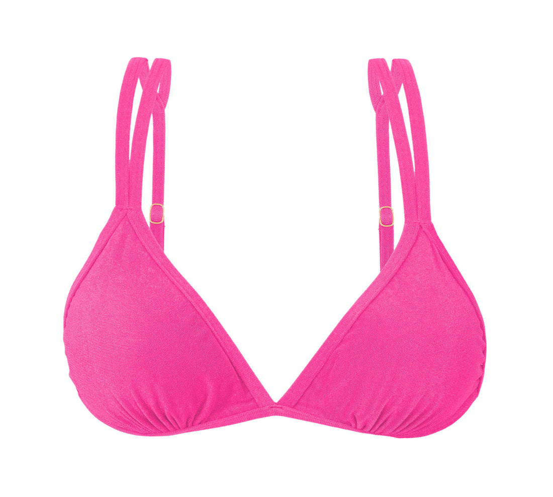Product Front: Rio De Sol Bikini Tops Top Malibu-Rosa Tri-Duo