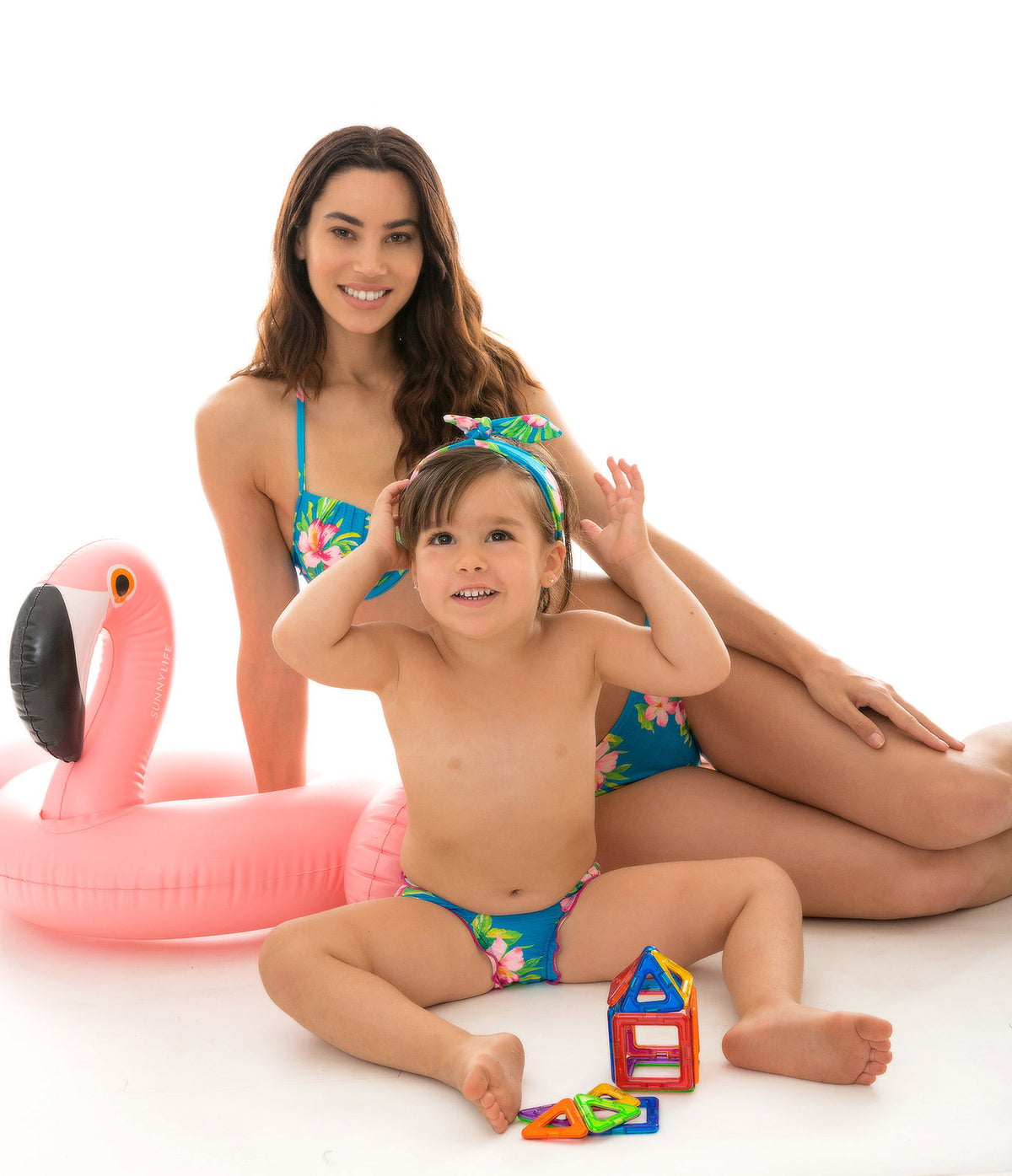 Model Front: Rio De Sol Baby Swimwear Hookeri Baby