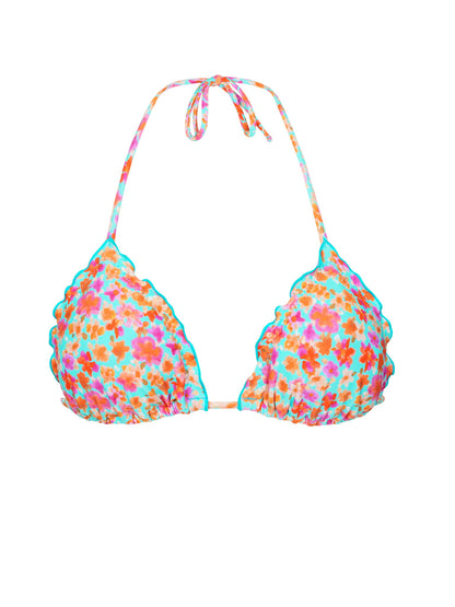 Product Front: Rio De Sol Bikini Tops Top Ditsy-Sky Frufru