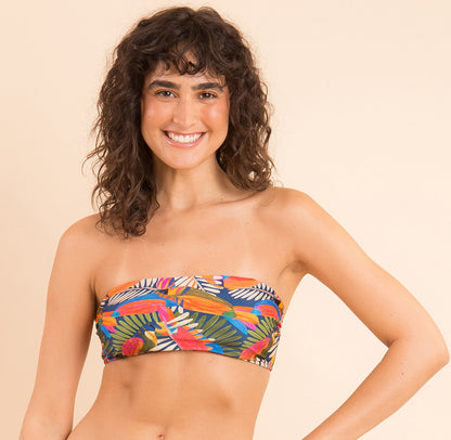 Image 09: Rio De Sol Bikini Tops Top Jungle Bandeau-Reto
