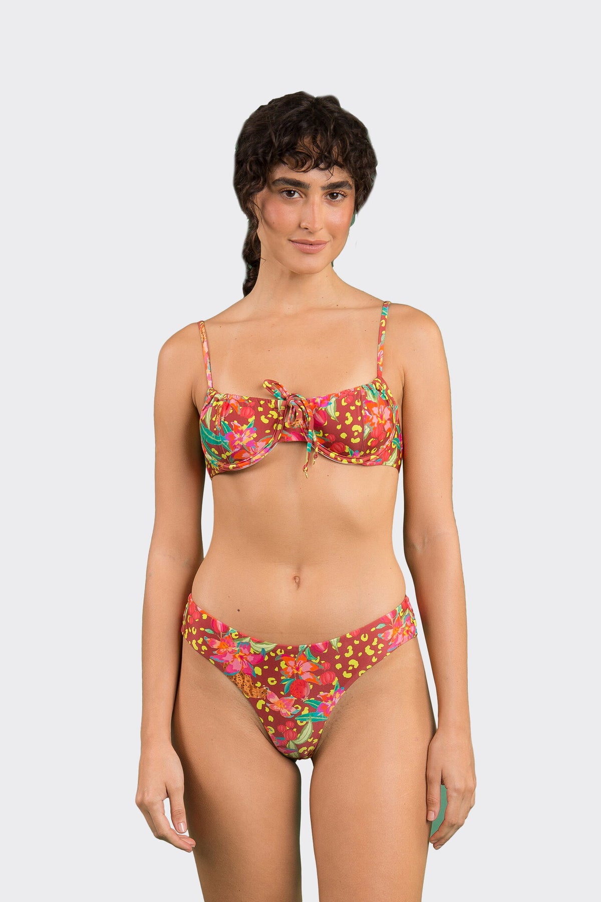 Model Front: Rio De Sol Bikini Bottoms Bottom Tropics Ciao