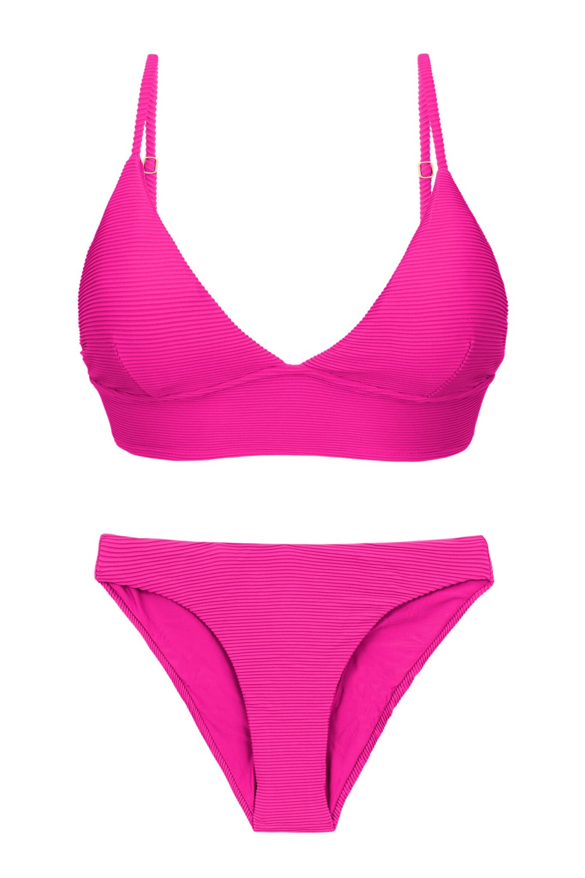 Product Front: Rio De Sol Two Piece Swimwear Set Cotele-Amaranto Tri-Tank Essential-Comfy