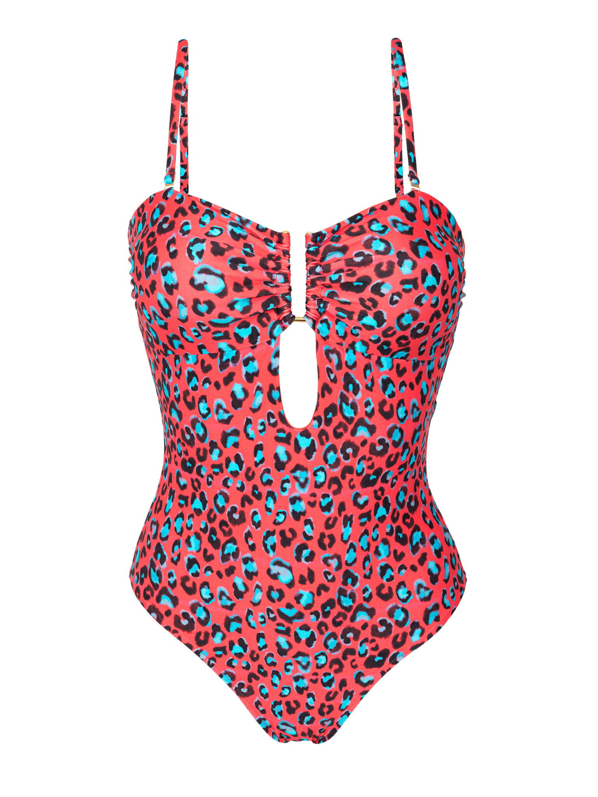 Product Front: Rio De Sol One Piece Swimsuits Coral-Feline Sara-Op