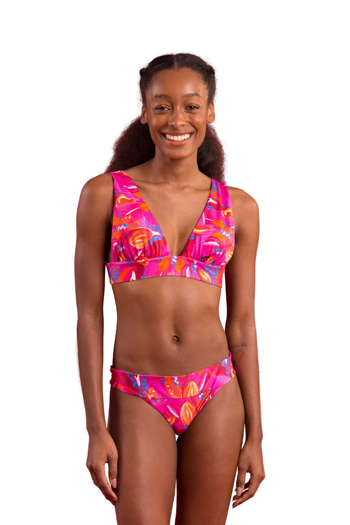 Model Front: Rio De Sol Bikini Bottoms Bottom Flavors Essential-Cos