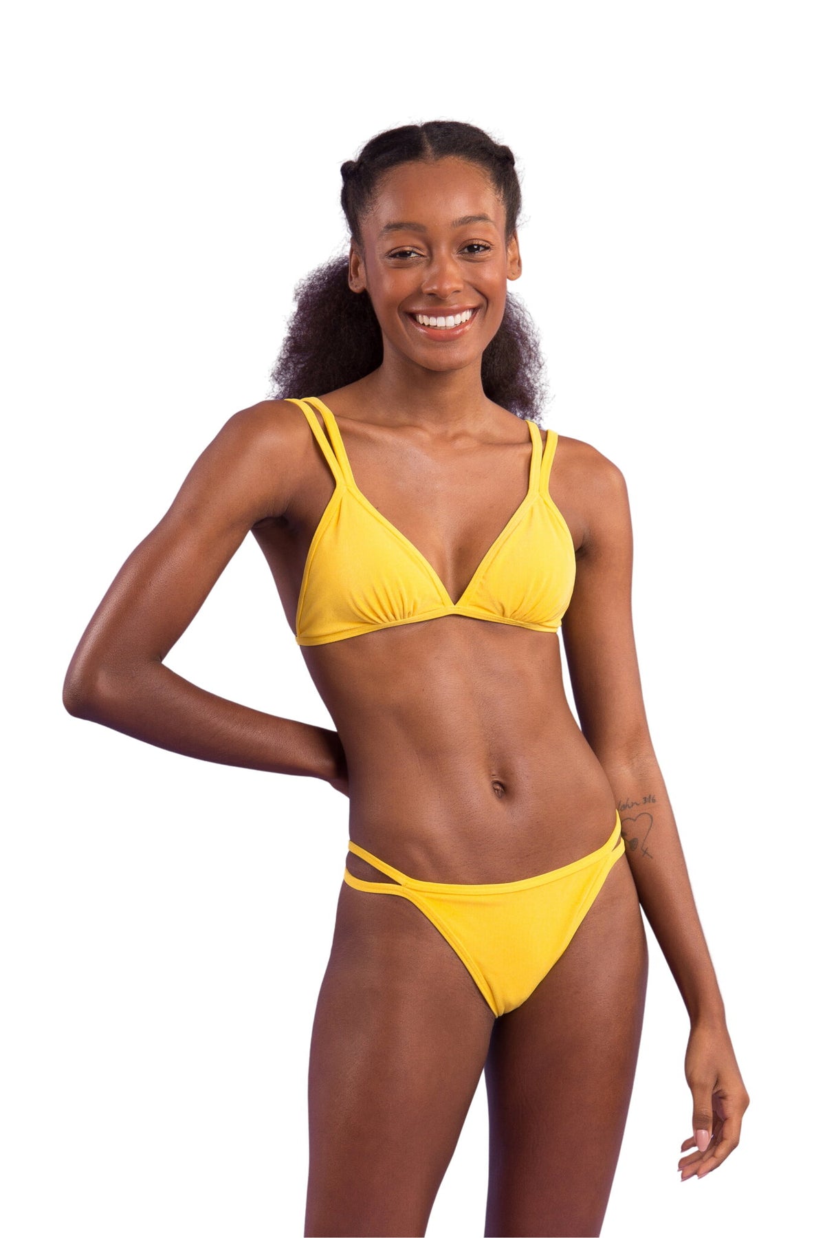 Image 04: Rio De Sol Bikini Bottoms Bottom Malibu-Yellow Rio-Duo