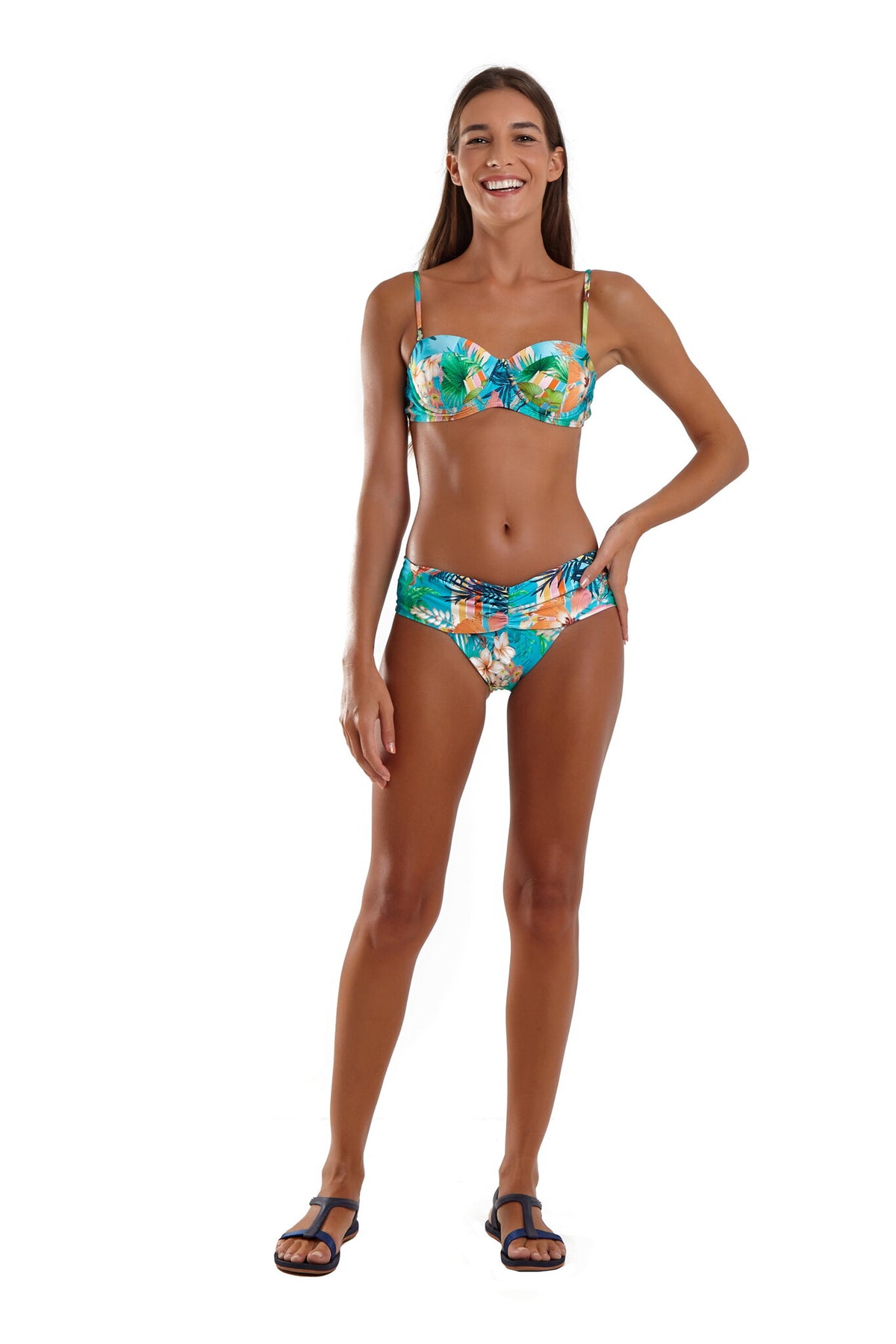 Model Front: Blueman Bikini Tops Top Australia Blue