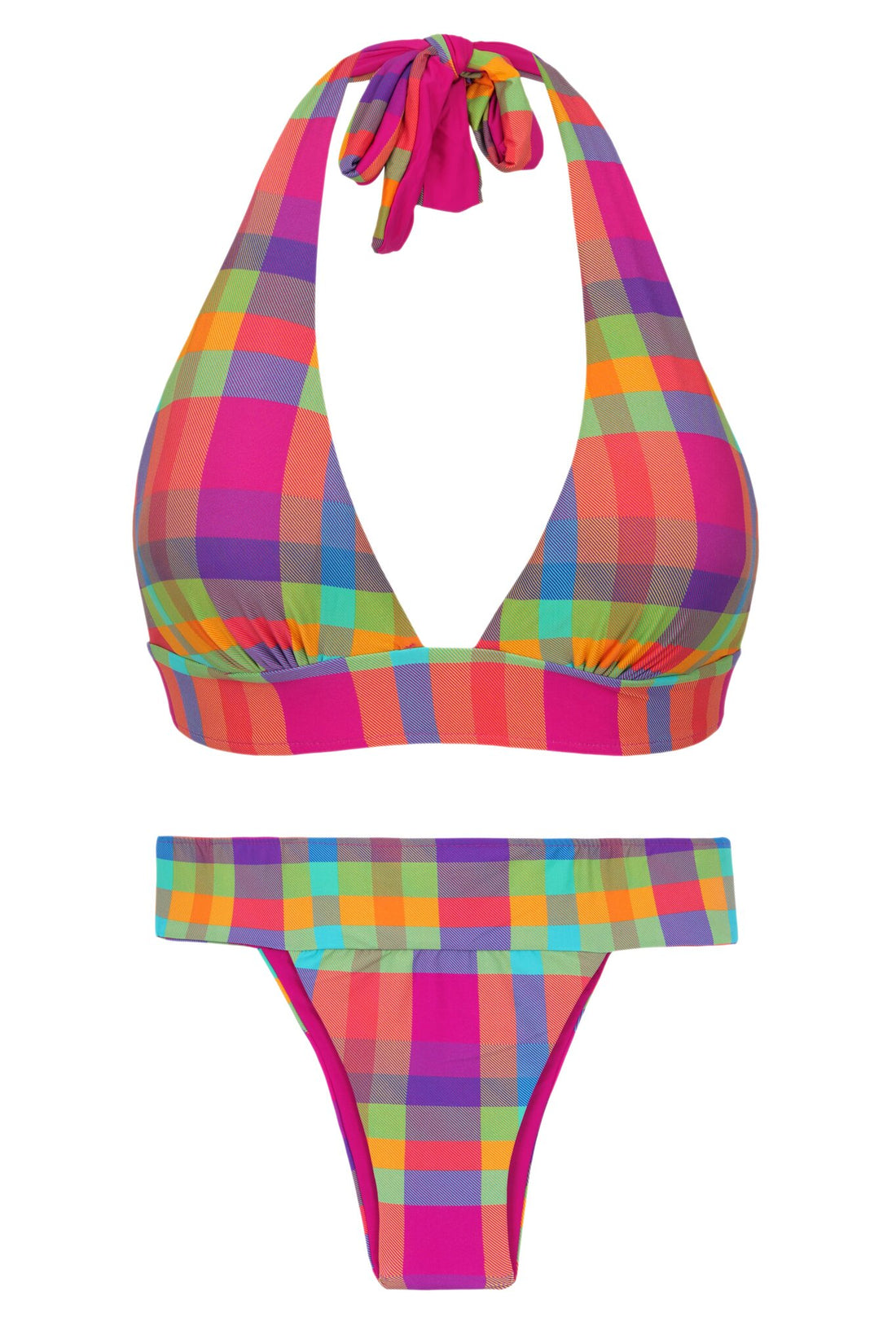 Product Front: Rio De Sol Two Piece Swimwear Set Tulip-Garden Halter-Cos Rio-Cos