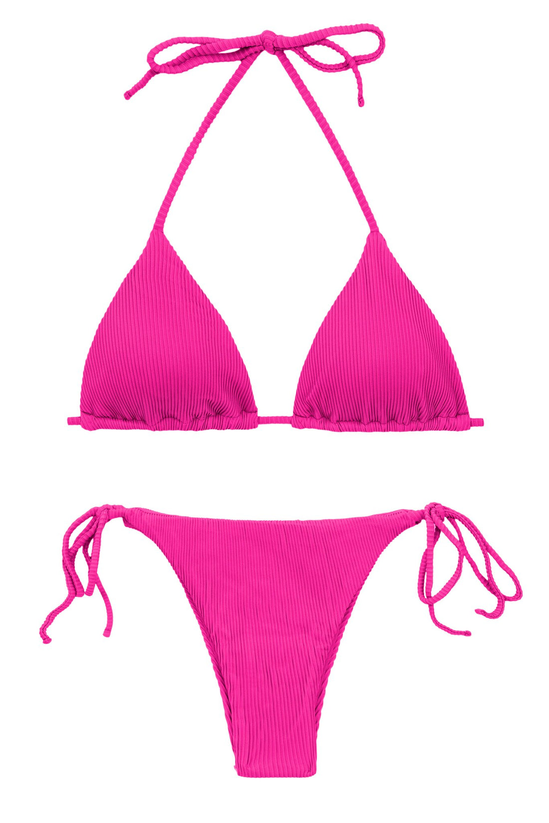 Product Front: Rio De Sol Two Piece Swimwear Set Cotele-Amaranto Tri-Inv Ibiza