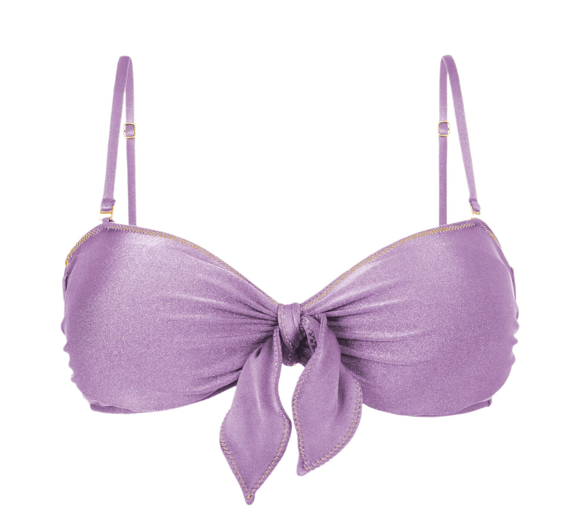 Product Front: Rio De Sol Bikini Tops Top Shimmer-Harmonia Bandeau-Knot