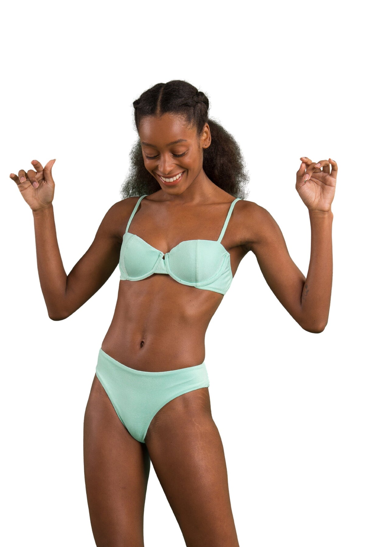 Image 04: Rio De Sol Bikini Bottoms Bottom Malibu-Menta Essential-Comfy