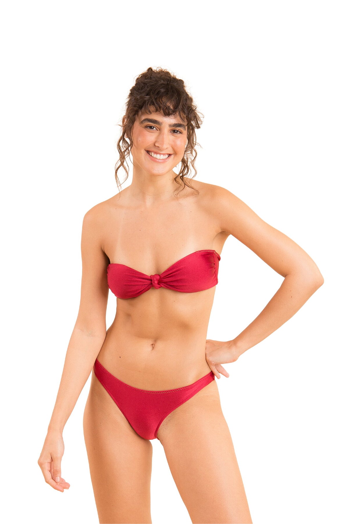 Image 04: Rio De Sol Bikini Tops Top Shimmer-Divino Bandeau-Joy