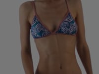 Video: Rio De Sol Bikini Bottoms Bottom Palms-Blue California