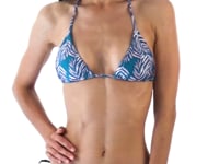 Video: Rio De Sol Bikini Bottoms Bottom Palms-Blue Ibiza