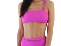 Video: Rio De Sol Bikini Bottoms Bottom St-Tpz-Pink Hotpant-High