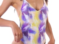 Video: Rio De Sol One Piece Swimsuits Tiedye-Purple Hype