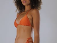 Video: Rio De Sol Two Piece Swimwear Set Shimmer-Paprica Tri-Inv Cheeky-Tie