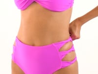 Video: Rio De Sol Two Piece Swimwear Set Vita-Pink Twist Highwaist-Spin