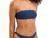Video: Rio De Sol Bikini Tops Top Navy Bandeau-Reto