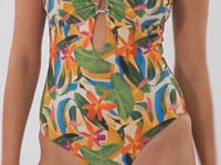 Video: Rio De Sol One Piece Swimsuits Tropical Sara-Op