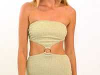 Video: Rio De Sol Mini Dresses Brisa-Pistache Lulu Dress