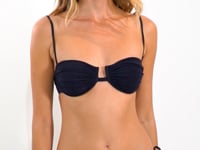Video: Rio De Sol Bikini Bottoms Bottom Malibu-Black Cheeky-Tie